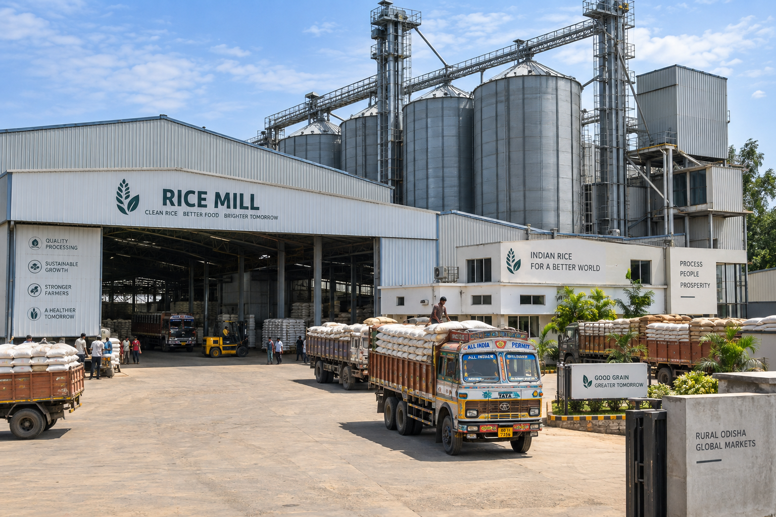 Tofan Rice mill facility 1 — eastern Odisha